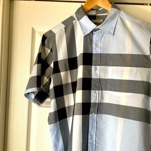 Burberry Brit short sleeve button down casual shirt